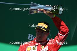 3rd place Kimi Raikkonen (FIN) Ferrari SF70H. 12.11.2017. Formula 1 World Championship, Rd 19, Brazilian Grand Prix, Sao Paulo, Brazil, Race Day.