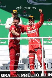 1st place Sebastian Vettel (GER) Ferrari SF70H. 12.11.2017. Formula 1 World Championship, Rd 19, Brazilian Grand Prix, Sao Paulo, Brazil, Race Day.