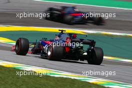 Brendon Hartley (NZ), Scuderia Toro Rosso  12.11.2017. Formula 1 World Championship, Rd 19, Brazilian Grand Prix, Sao Paulo, Brazil, Race Day.