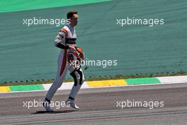 Stoffel Vandoorne (BEL) McLaren retired from the race on the opening lap. 12.11.2017. Formula 1 World Championship, Rd 19, Brazilian Grand Prix, Sao Paulo, Brazil, Race Day.