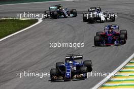 Marcus Ericsson (SWE) Sauber C36. 12.11.2017. Formula 1 World Championship, Rd 19, Brazilian Grand Prix, Sao Paulo, Brazil, Race Day.