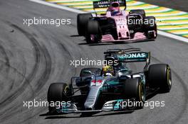 Lewis Hamilton (GBR) Mercedes AMG F1 W08. 12.11.2017. Formula 1 World Championship, Rd 19, Brazilian Grand Prix, Sao Paulo, Brazil, Race Day.