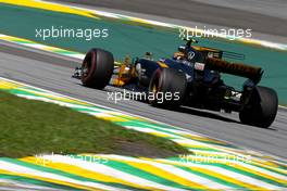 Carlos Sainz Jr (ESP) Renault F1 Team  12.11.2017. Formula 1 World Championship, Rd 19, Brazilian Grand Prix, Sao Paulo, Brazil, Race Day.