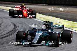 Valtteri Bottas (FIN) Mercedes AMG F1 W08. 12.11.2017. Formula 1 World Championship, Rd 19, Brazilian Grand Prix, Sao Paulo, Brazil, Race Day.