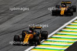 Nico Hulkenberg (GER) Renault Sport F1 Team RS17. 12.11.2017. Formula 1 World Championship, Rd 19, Brazilian Grand Prix, Sao Paulo, Brazil, Race Day.