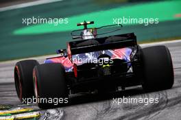 Pierre Gasly (FRA) Scuderia Toro Rosso STR12. 11.11.2017. Formula 1 World Championship, Rd 19, Brazilian Grand Prix, Sao Paulo, Brazil, Qualifying Day.