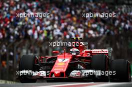Kimi Raikkonen (FIN) Ferrari SF70H. 11.11.2017. Formula 1 World Championship, Rd 19, Brazilian Grand Prix, Sao Paulo, Brazil, Qualifying Day.