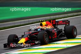 Max Verstappen (NLD) Red Bull Racing RB13. 11.11.2017. Formula 1 World Championship, Rd 19, Brazilian Grand Prix, Sao Paulo, Brazil, Qualifying Day.