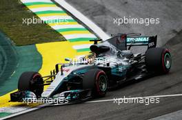 Lewis Hamilton (GBR) Mercedes AMG F1 W08. 11.11.2017. Formula 1 World Championship, Rd 19, Brazilian Grand Prix, Sao Paulo, Brazil, Qualifying Day.