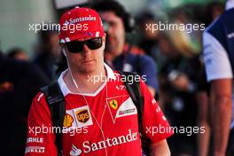 Kimi Raikkonen (FIN) Ferrari. 12.11.2017. Formula 1 World Championship, Rd 19, Brazilian Grand Prix, Sao Paulo, Brazil, Race Day.
