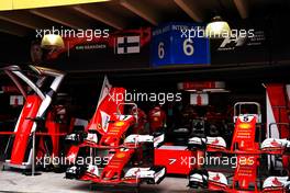 Ferrari pit garages. 09.11.2017. Formula 1 World Championship, Rd 19, Brazilian Grand Prix, Sao Paulo, Brazil, Preparation Day.