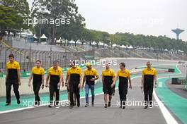 Carlos Sainz Jr (ESP) Renault F1 Team  09.11.2017. Formula 1 World Championship, Rd 19, Brazilian Grand Prix, Sao Paulo, Brazil, Preparation Day.