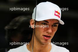 Pierre Gasly (FRA) Scuderia Toro Rosso. 09.11.2017. Formula 1 World Championship, Rd 19, Brazilian Grand Prix, Sao Paulo, Brazil, Preparation Day.