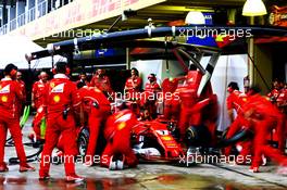 Ferrari practices a pit stop. 09.11.2017. Formula 1 World Championship, Rd 19, Brazilian Grand Prix, Sao Paulo, Brazil, Preparation Day.