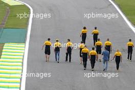 Carlos Sainz Jr (ESP) Renault F1 Team  09.11.2017. Formula 1 World Championship, Rd 19, Brazilian Grand Prix, Sao Paulo, Brazil, Preparation Day.