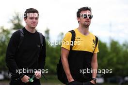 (L to R): Will Palmer (GBR) and Jolyon Palmer (GBR) Renault Sport F1 Team. 09.06.2017. Formula 1 World Championship, Rd 7, Canadian Grand Prix, Montreal, Canada, Practice Day.