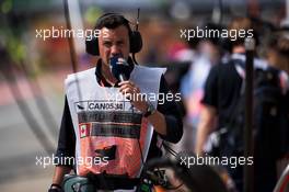 Will Buxton (GBR) NBC Sports Network TV Presenter. 09.06.2017. Formula 1 World Championship, Rd 7, Canadian Grand Prix, Montreal, Canada, Practice Day.