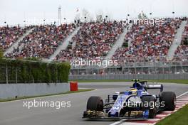 Pascal Wehrlein (GER) Sauber F1 Team  09.06.2017. Formula 1 World Championship, Rd 7, Canadian Grand Prix, Montreal, Canada, Practice Day.