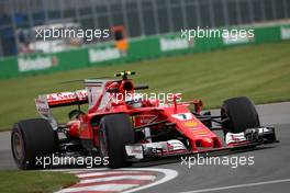 Kimi Raikkonen (FIN) Scuderia Ferrari  09.06.2017. Formula 1 World Championship, Rd 7, Canadian Grand Prix, Montreal, Canada, Practice Day.