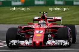 Kimi Raikkonen (FIN) Ferrari SF70H. 09.06.2017. Formula 1 World Championship, Rd 7, Canadian Grand Prix, Montreal, Canada, Practice Day.