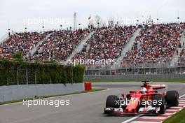 Sebastian Vettel (GER) Scuderia Ferrari  09.06.2017. Formula 1 World Championship, Rd 7, Canadian Grand Prix, Montreal, Canada, Practice Day.