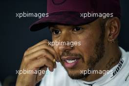 Lewis Hamilton (GBR) Mercedes AMG F1 in the FIA Press Conference. 11.06.2017. Formula 1 World Championship, Rd 7, Canadian Grand Prix, Montreal, Canada, Race Day.