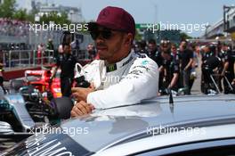 Pole for Lewis Hamilton (GBR) Mercedes AMG F1. 10.06.2017. Formula 1 World Championship, Rd 7, Canadian Grand Prix, Montreal, Canada, Qualifying Day.