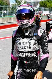 Sergio Perez (MEX) Sahara Force India F1. 10.06.2017. Formula 1 World Championship, Rd 7, Canadian Grand Prix, Montreal, Canada, Qualifying Day.
