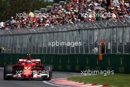 Kimi Raikkonen (FIN) Scuderia Ferrari  10.06.2017. Formula 1 World Championship, Rd 7, Canadian Grand Prix, Montreal, Canada, Qualifying Day.
