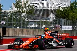 Fernando Alonso (ESP) McLaren MCL32. 10.06.2017. Formula 1 World Championship, Rd 7, Canadian Grand Prix, Montreal, Canada, Qualifying Day.