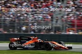 Fernando Alonso (ESP) McLaren MCL32. 10.06.2017. Formula 1 World Championship, Rd 7, Canadian Grand Prix, Montreal, Canada, Qualifying Day.
