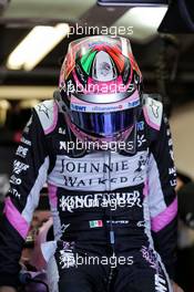 Sergio Perez (MEX) Sahara Force India F1 VJM10. 10.06.2017. Formula 1 World Championship, Rd 7, Canadian Grand Prix, Montreal, Canada, Qualifying Day.
