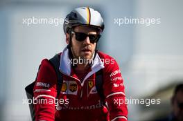Sebastian Vettel (GER) Ferrari. 10.06.2017. Formula 1 World Championship, Rd 7, Canadian Grand Prix, Montreal, Canada, Qualifying Day.