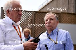 (L to R): Charlie Whiting (GBR) FIA Delegate with Jean Todt (FRA) FIA President. 11.06.2017. Formula 1 World Championship, Rd 7, Canadian Grand Prix, Montreal, Canada, Race Day.