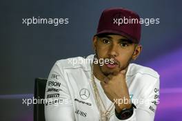 Lewis Hamilton (GBR) Mercedes AMG F1 in the FIA Press Conference. 08.06.2017. Formula 1 World Championship, Rd 7, Canadian Grand Prix, Montreal, Canada, Preparation Day.