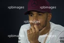 Lewis Hamilton (GBR) Mercedes AMG F1 in the FIA Press Conference. 08.06.2017. Formula 1 World Championship, Rd 7, Canadian Grand Prix, Montreal, Canada, Preparation Day.