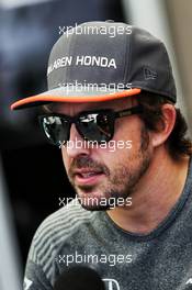 Fernando Alonso (ESP) McLaren. 08.06.2017. Formula 1 World Championship, Rd 7, Canadian Grand Prix, Montreal, Canada, Preparation Day.