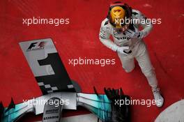 Race winner Lewis Hamilton (GBR) Mercedes AMG F1 celebrates in parc ferme. 09.04.2017. Formula 1 World Championship, Rd 2, Chinese Grand Prix, Shanghai, China, Race Day.