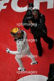 Race winner Lewis Hamilton (GBR) Mercedes AMG F1 celebrates in parc ferme. 09.04.2017. Formula 1 World Championship, Rd 2, Chinese Grand Prix, Shanghai, China, Race Day.