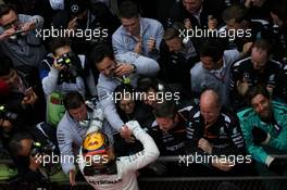 Race winner Lewis Hamilton (GBR) Mercedes AMG F1 celebrates in parc ferme. 09.04.2017. Formula 1 World Championship, Rd 2, Chinese Grand Prix, Shanghai, China, Race Day.