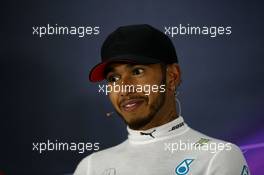 Lewis Hamilton (GBR) Mercedes AMG F1 in the FIA Press Conference. 09.04.2017. Formula 1 World Championship, Rd 2, Chinese Grand Prix, Shanghai, China, Race Day.