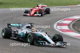 Lewis Hamilton (GBR) Mercedes AMG F1 W08. 09.04.2017. Formula 1 World Championship, Rd 2, Chinese Grand Prix, Shanghai, China, Race Day.