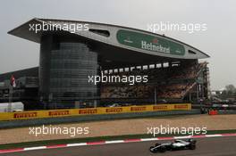 Valtteri Bottas (FIN) Mercedes AMG F1 W08. 08.04.2017. Formula 1 World Championship, Rd 2, Chinese Grand Prix, Shanghai, China, Qualifying Day.