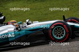 Lewis Hamilton (GBR) Mercedes AMG F1 W08. 08.04.2017. Formula 1 World Championship, Rd 2, Chinese Grand Prix, Shanghai, China, Qualifying Day.