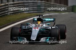 Lewis Hamilton (GBR) Mercedes AMG F1 W08. 08.04.2017. Formula 1 World Championship, Rd 2, Chinese Grand Prix, Shanghai, China, Qualifying Day.