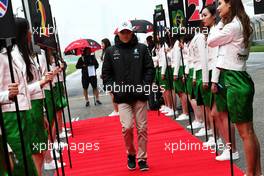 Valtteri Bottas (FIN) Mercedes AMG F1 on the drivers parade. 09.04.2017. Formula 1 World Championship, Rd 2, Chinese Grand Prix, Shanghai, China, Race Day.