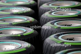 Pirelli tires   06.04.2017. Formula 1 World Championship, Rd 2, Chinese Grand Prix, Shanghai, China, Preparation Day.