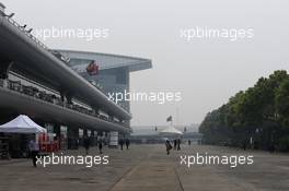 The paddock. 06.04.2017. Formula 1 World Championship, Rd 2, Chinese Grand Prix, Shanghai, China, Preparation Day.