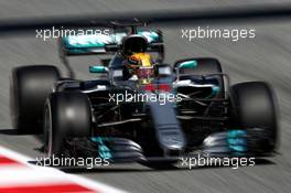 Lewis Hamilton (GBR) Mercedes AMG F1 W08. 12.05.2017. Formula 1 World Championship, Rd 5, Spanish Grand Prix, Barcelona, Spain, Practice Day.