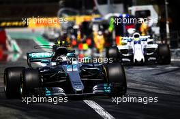 Valtteri Bottas (FIN) Mercedes AMG F1 W08. 12.05.2017. Formula 1 World Championship, Rd 5, Spanish Grand Prix, Barcelona, Spain, Practice Day.